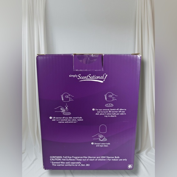 ScentSationals Boo! Ghost Wax Melter Fragrance Warmer Halloween Ceramic Light Up - Picture 3 of 3